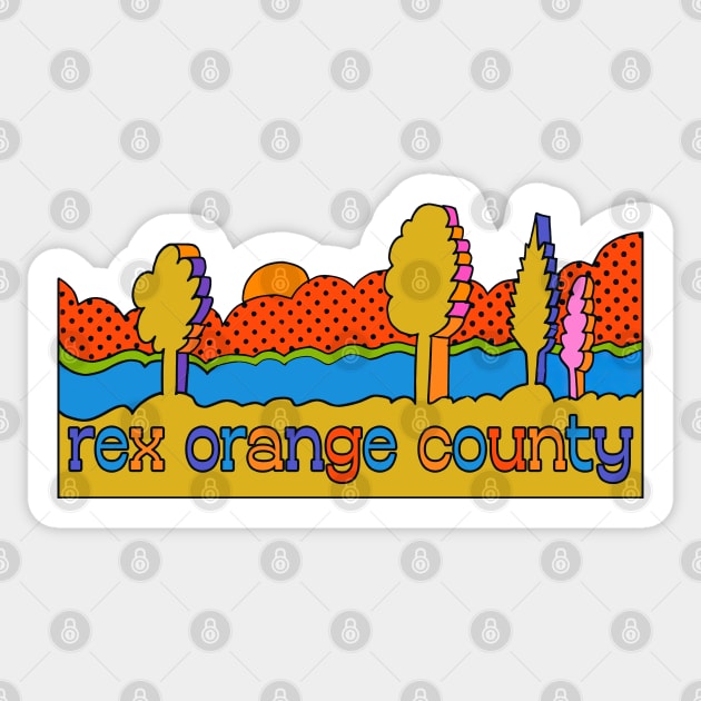 ReX OrangE CountY Sticker by DankFutura